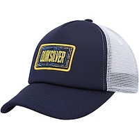 Youth Quiksilver Navy Sneaky Peak Trucker Snapback Hat