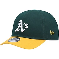 Infant New Era Green Athletics Team Color My First 9TWENTY Flex Hat