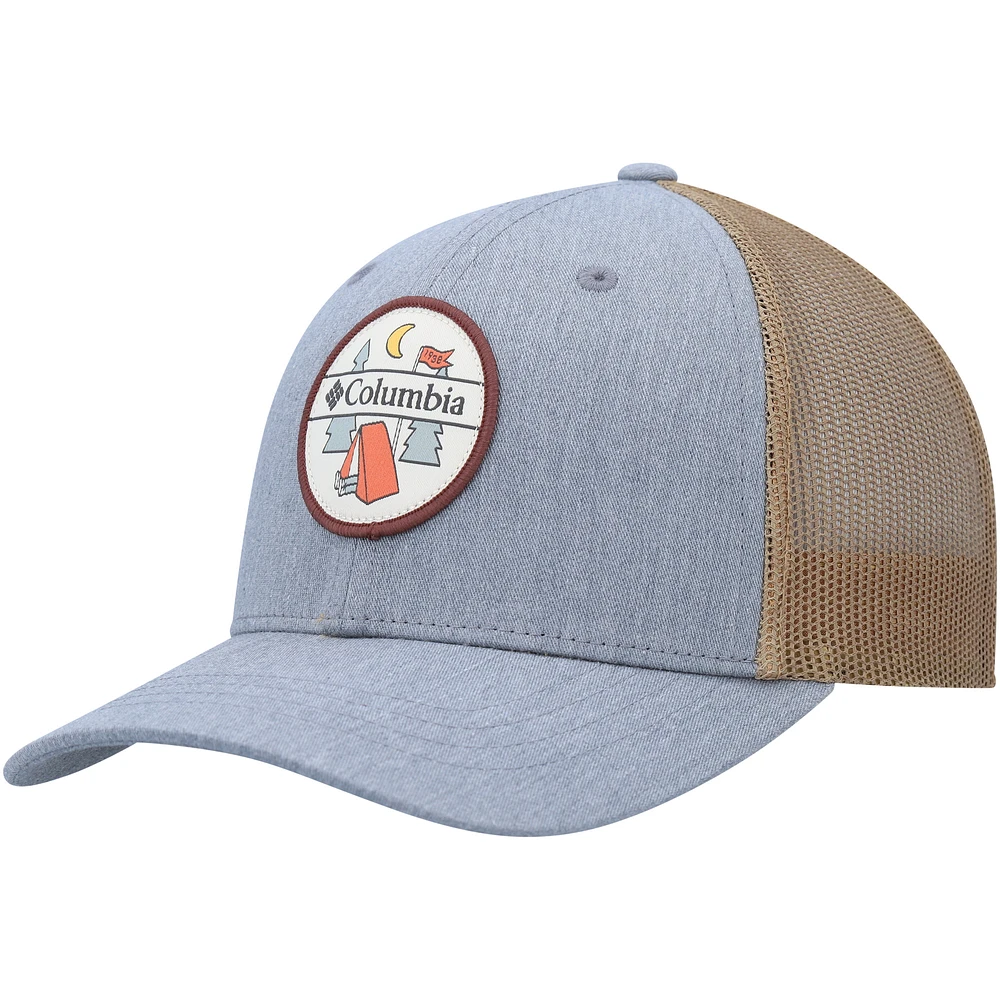 Youth Columbia Heather Gray Snapback Hat