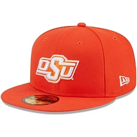 Men's New Era Orange Oklahoma State Cowboys 59FIFTY Fitted Hat