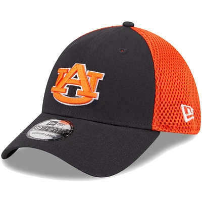 Men's New Era Navy Auburn Tigers Evergreen Neo 39THIRTY Flex Hat