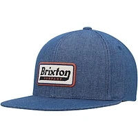 Men's Brixton  Blue Steadfast Snapback Hat