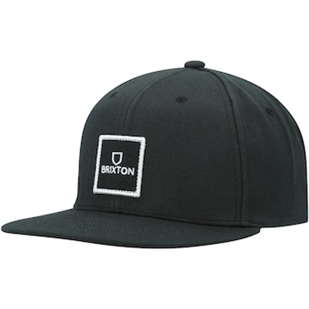 Men's Black Alpha Square Netplus Snapback Hat