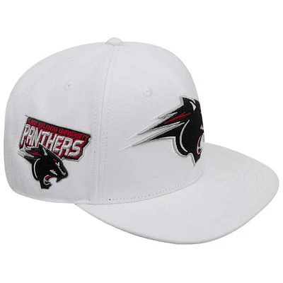 Men's Pro Standard White Clark Atlanta University Panthers Mascot Evergreen Wool Snapback Hat