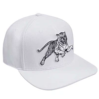 Men's Pro Standard White Jackson State Tigers Mascot Evergreen Wool Snapback Hat