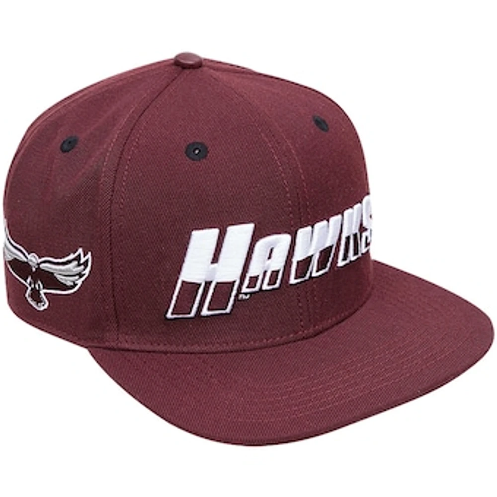 Men's Pro Standard  Maroon Maryland Eastern Shore Hawks Evergreen Hawks Snapback Hat