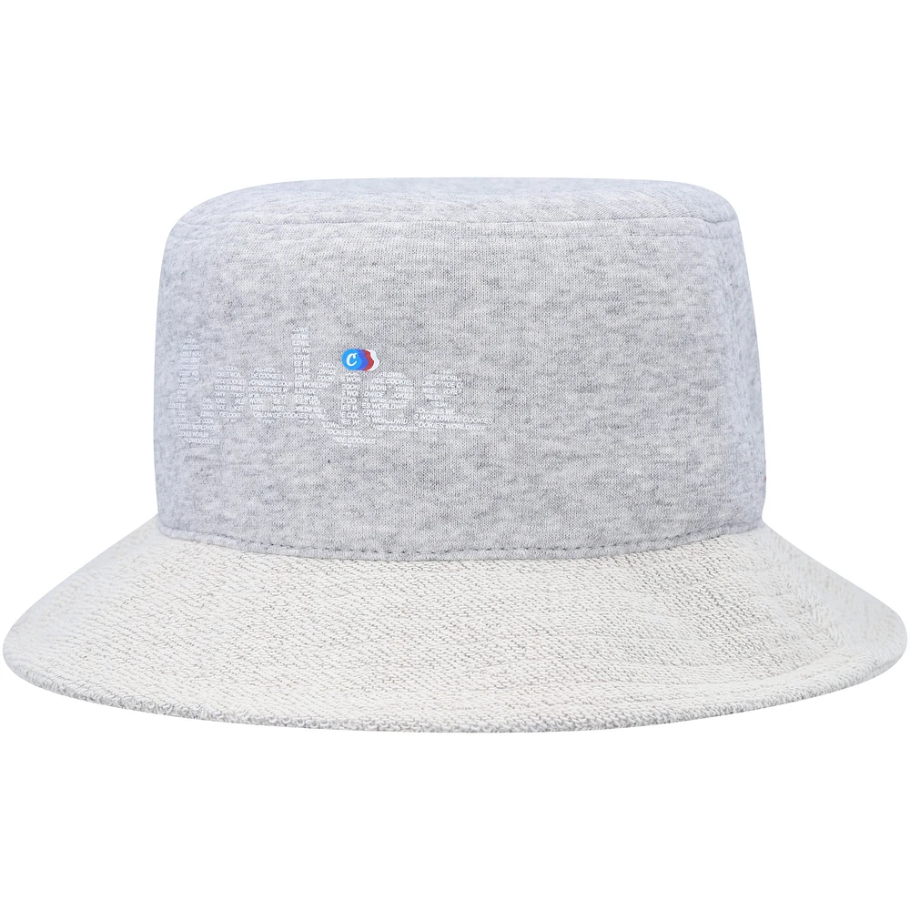 Men's Cookies Heather Gray Back to Back Bucket Hat