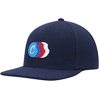 Men's Cookies Navy Back to Back French Terry Snapback Hat