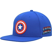 Youth Marvel Royal Captain America Comic Snapback Hat