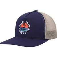 Youth Salty Crew Navy Line Up Trucker Adjustable Hat