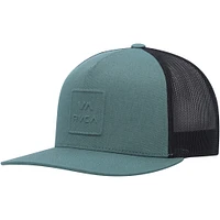 Men's RVCA Teal Embossed Adjustable Trucker Hat