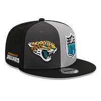 Men's New Era  Black/Gray Jacksonville Jaguars 2023 Sideline 9FIFTY Snapback Hat