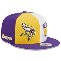 Men's New Era  Gold/Purple Minnesota Vikings 2023 Sideline 9FIFTY Snapback Hat