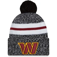 Men's New Era Washington Commanders 2023 Sideline Cuffed Knit Hat With Pom