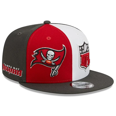 Men's New Era  Red/Pewter Tampa Bay Buccaneers 2023 Sideline 9FIFTY Snapback Hat