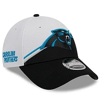 Men's New Era /Black Carolina Panthers 2023 Sideline 9FORTY Adjustable Hat