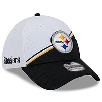 Men's New Era /Black Pittsburgh Steelers Sideline 39THIRTY Flex Hat