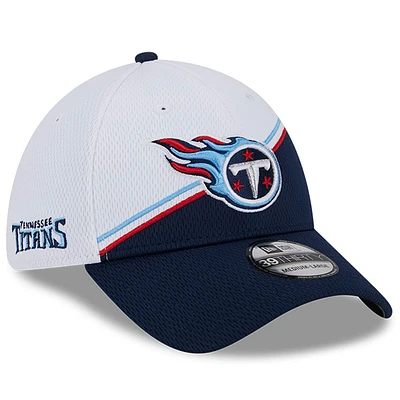 Men's New Era /Navy Tennessee Titans Sideline 39THIRTY Flex Hat