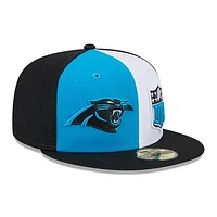 Men's New Era  Blue/Black Carolina Panthers 2023 Sideline 59FIFTY Fitted Hat