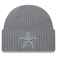 Youth New Era  Gray Dallas Cowboys Color Pack Cuffed Knit Hat