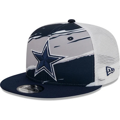 Men's New Era Navy Dallas Cowboys  Tear Trucker 9FIFTY Snapback Hat