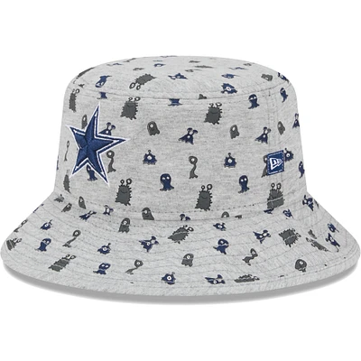 Toddler New Era Gray Dallas Cowboys Critter Bucket Hat