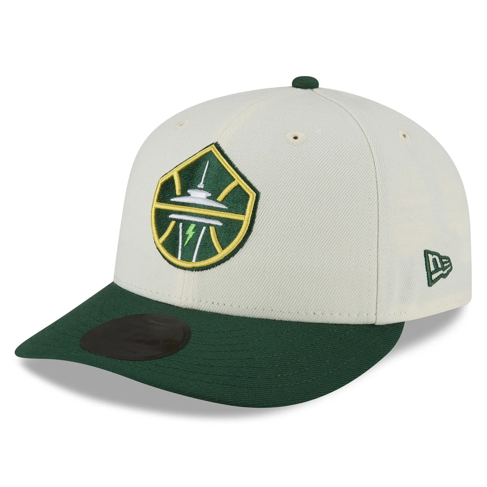 Men's New Era White/Green Seattle Storm 9FIFTY Snapback Hat