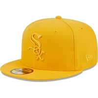 Men's New Era Gold Chicago White Sox Color Pack 59FIFTY Fitted Hat