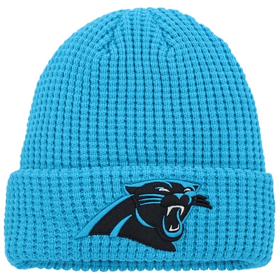 Youth New Era Blue Carolina Panthers Prime Cuffed Knit Hat