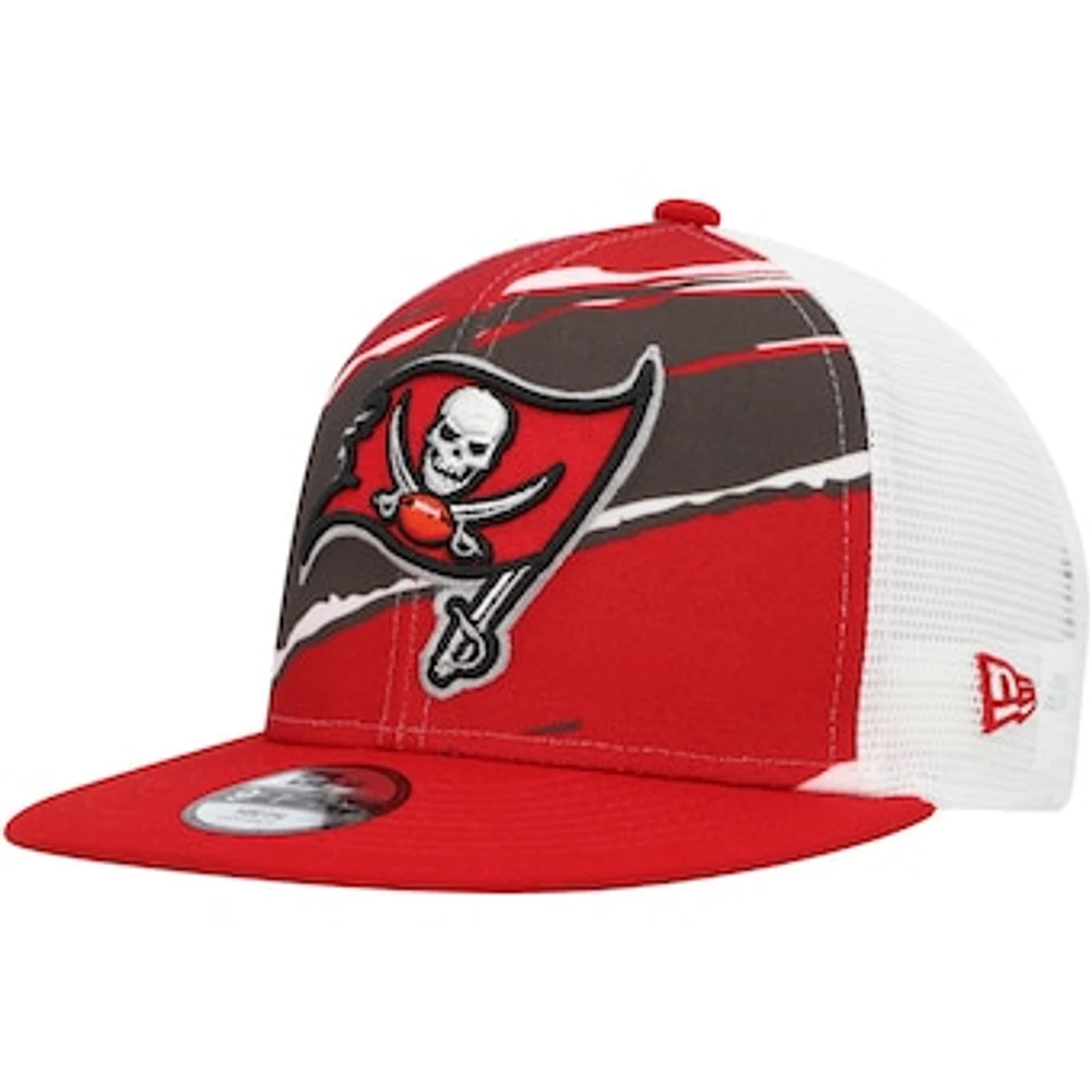 Youth New Era Red Tampa Bay Buccaneers Tear 9FIFTY Snapback Hat