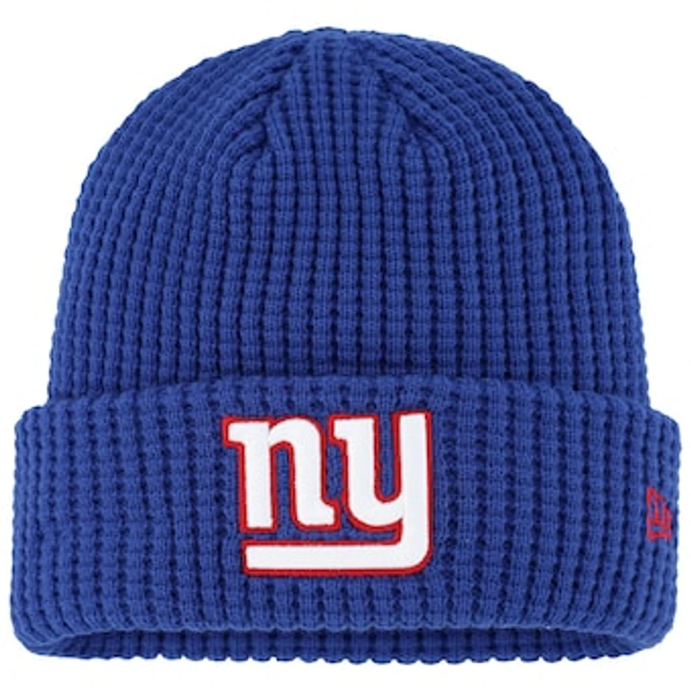 Youth New Era Royal New York Giants Prime Cuffed Knit Hat