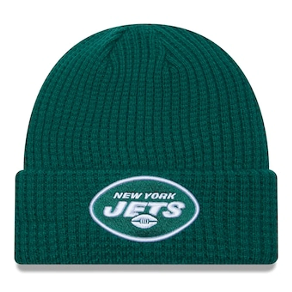 Youth New Era Green New York Jets Prime Cuffed Knit Hat