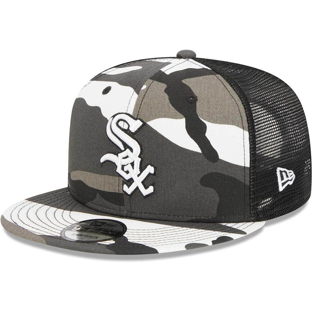 Men's New Era Camo Chicago White Sox Urban Camo Trucker 9FIFTY Snapback Hat