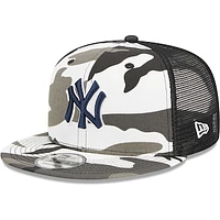 Men's New Era Camo New York Yankees Urban Camo Trucker 9FIFTY Snapback Hat