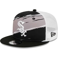 Men's New Era Black Chicago White Sox Tear Trucker 9FIFTY Snapback Hat