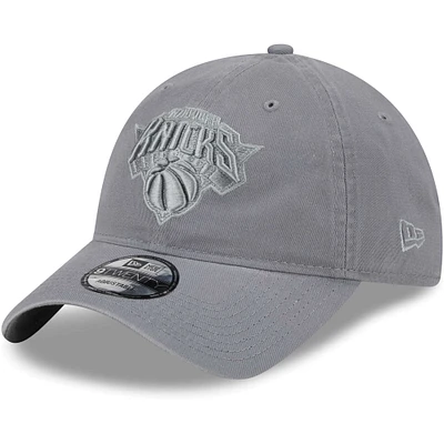 Men's New Era Graphite New York Knicks Tonal Color Pack 9TWENTY Adjustable Hat