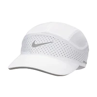 Nike White Reflective Fly Performance Adjustable Hat