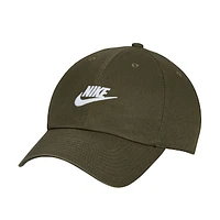 Unisex Nike Olive Futura Wash Club Adjustable Hat