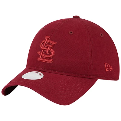 Women's New Era Cardinal St. Louis Cardinals Color Pack 9TWENTY Adjustable Hat