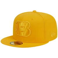 Men's New Era Gold Cincinnati Bengals Color Pack 59FIFTY Fitted Hat