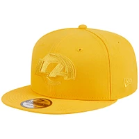 Men's New Era Gold Los Angeles Rams Color Pack 9FIFTY Snapback Hat