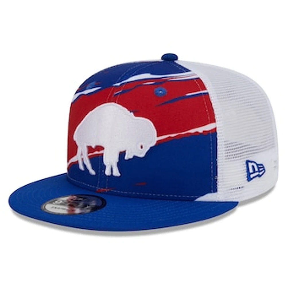 Men's New Era Royal Buffalo Bills Historic Tear Trucker 9FIFTY Snapback Hat