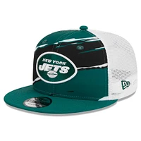 Men's New Era Green New York Jets  Tear Trucker 9FIFTY Snapback Hat