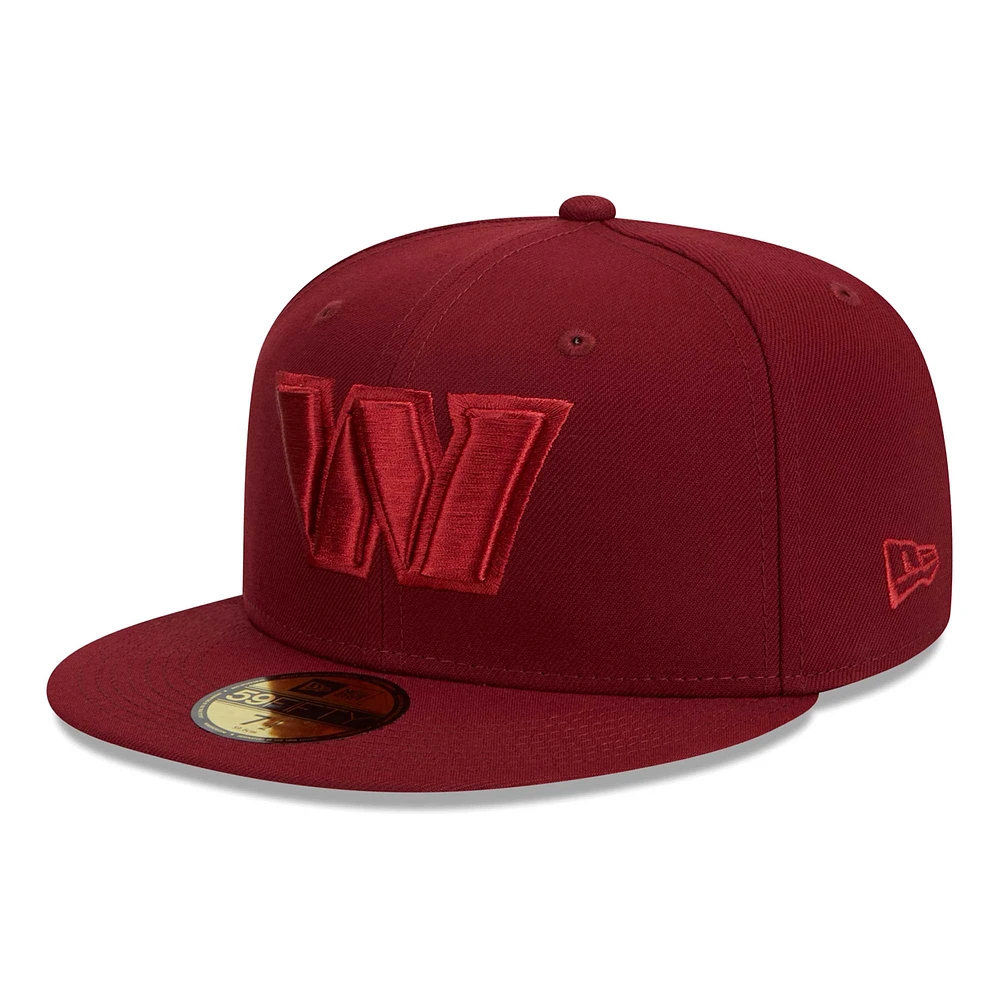 Men's New Era Cardinal Washington Commanders Color Pack 59FIFTY Fitted Hat