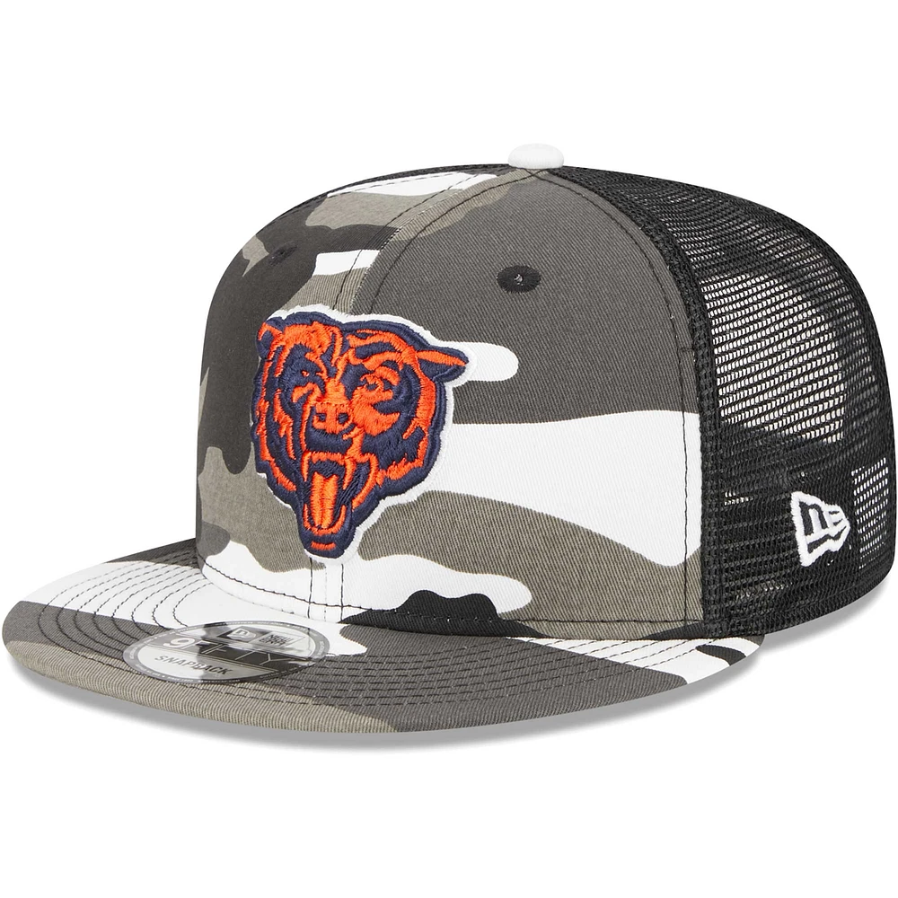 Men's New Era Urban Camo Chicago Bears 9FIFTY Trucker Snapback Hat
