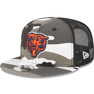 Men's New Era Urban Camo Chicago Bears 9FIFTY Trucker Snapback Hat