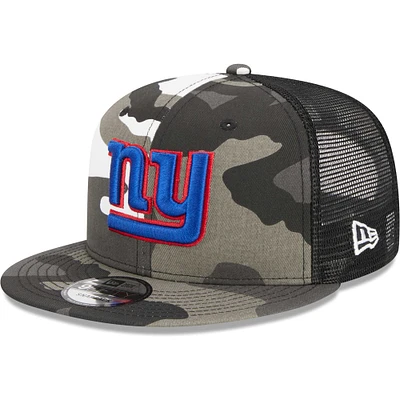 Men's New Era Urban Camo New York Giants 9FIFTY Trucker Snapback Hat