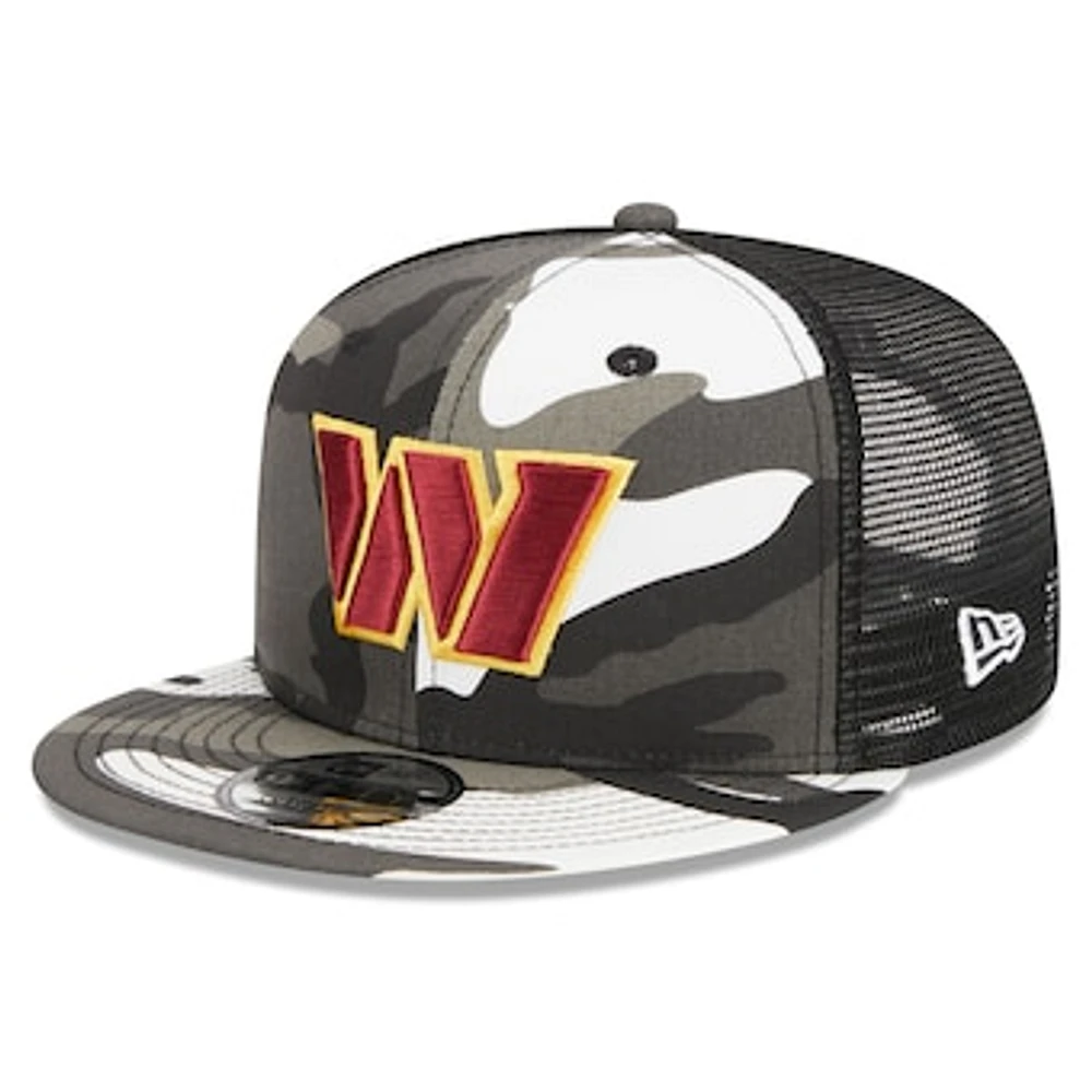 Men's New Era Urban Camo Washington Commanders 9FIFTY Trucker Snapback Hat