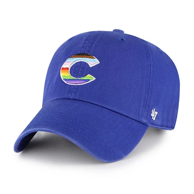 Men's '47  Royal Chicago Cubs Team Pride Clean Up Adjustable Hat