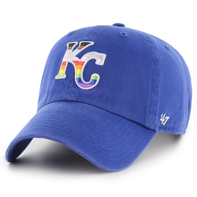 Men's '47  Royal Kansas City Royals Team Pride Clean Up Adjustable Hat